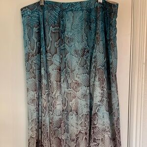 White House Black Market Ombre Maxi Skirt